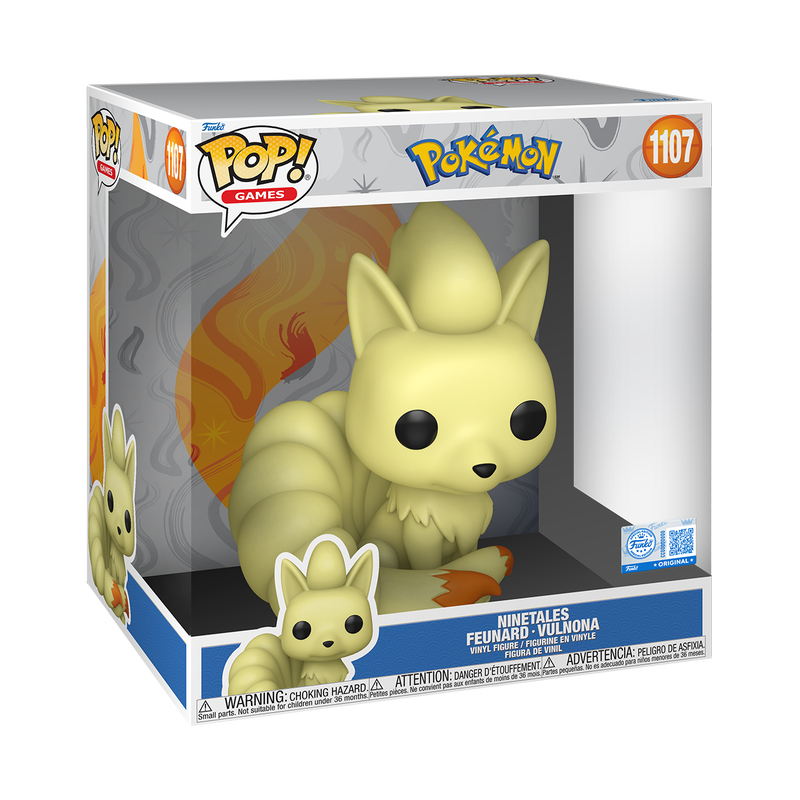 Pokémon Super Sized Jumbo POP! Vinyl Figure Ninetales 25 cm ISO.