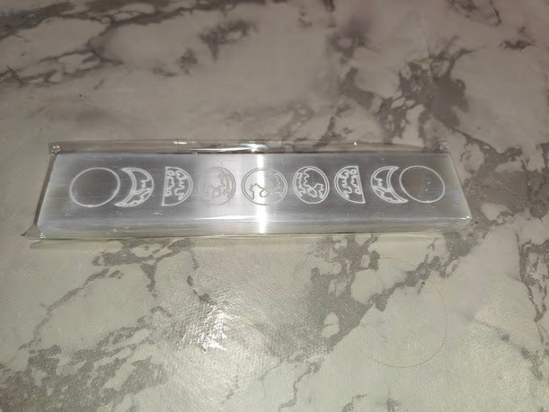 Seleniitti "kuunvaihde" laatta