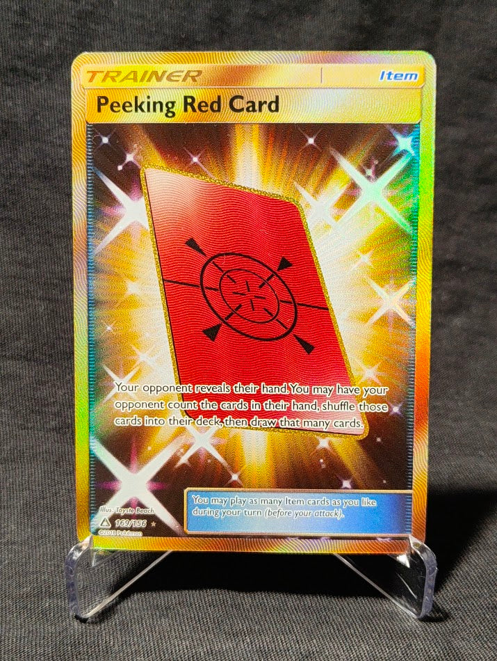Peeking Red Card 169/156 NM